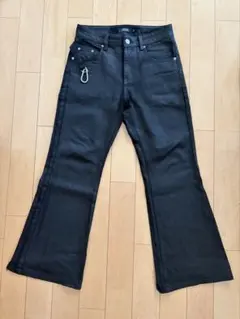 Goar.archive STRAPPED OIL FLARE PANTS M - メルカリ