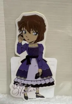 名探偵コナンプラザ　アンティークダイカットステッカー　灰原哀