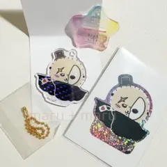 【超まじかるちいかわ】 アクリルキーホルダー・ホログラムステッカー ラッコ