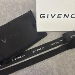 GIVENCHY ロゴ入りリボンと収納袋セット
