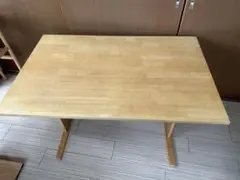 廃盤品】タモ材 無印良品 ダイニングテーブル 良品計画 幅140 - メルカリ