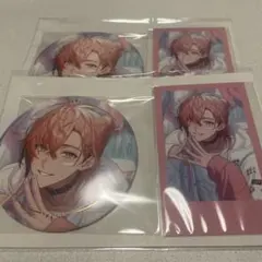 赤城ウェン　誕生日グッズ2025 箔押し缶バッジ&チェキ風カード