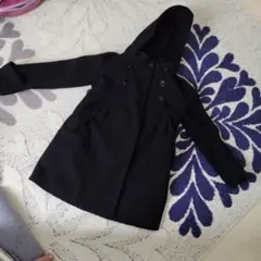 ブラック　コート　フード　ジャケット　お値下げしました。