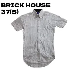 BRICK HOUSE ブリックハウス ワイシャツ S ホワイト ストライプ柄のサムネイル