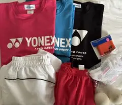 ウエァ　セット　9点　YONEX Tシャツ　MIZUNO赤スカートセット