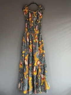 ウラジョンソン Silk Dress 蝶柄シルクドレス ワンピース - メルカリ