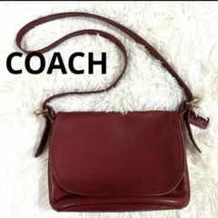 オールドコーチ COACH フラップ ショルダーバッグ 赤 4150 USA