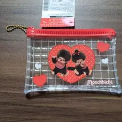 【即購入可】モンチッチ　ミニメッシュポーチ ミニメッシュポーチ クリアポーチ