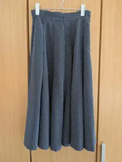 NICE CLAUP ドット柄 フレアスカート