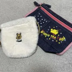 Winnie the Pooh ポーチ　2点セット
