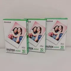 新品未使用 instax mini インスタックスミニチェキフィルム 10枚×3