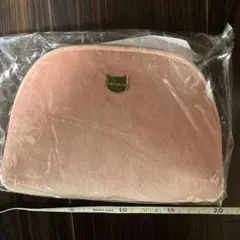 PAUL & JOE ピンク ポーチ 猫型ロゴ