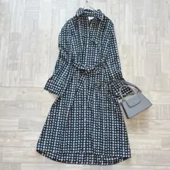 美品　Brooks Brothers ロングスリーブ ソフトシャツワンピース