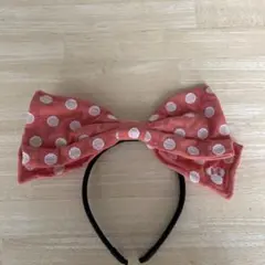 ミニーマウスリボンカチューシャ