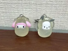 サンリオ　なりきりオイスター めじるしアクセサリー　マイメロディ　ポチャッコ