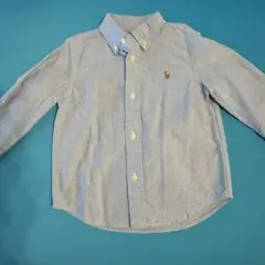 ポロ・ラルフ・ローレン ライトブルー シャツ　24 m 美品