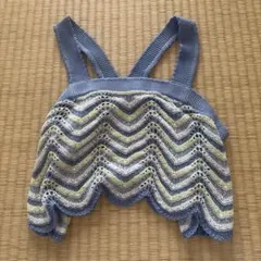 GU 波型ストライプ キャミソール