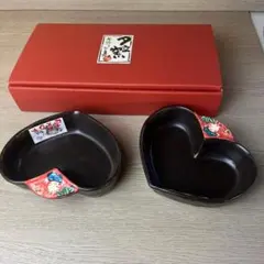 (耐熱食器)夕立窯　うさぎのお宿　あつあつハートの目玉焼ペアのサムネイル