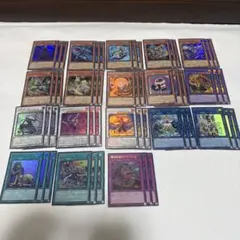 遊戯王OCG 儀式青眼デッキ ワンキル 55枚 エスクトラ 2重スリーブ付き