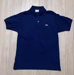 美品 LACOSTE ラコステ ポロシャツ ネイビー サイズ3 日本製