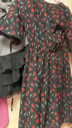 GU UNDERCOVER コラボ 花柄ワンピース sサイズ