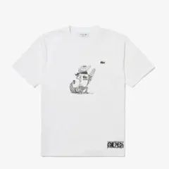 『Lacoste x ONE PIECE』 ワニキャラクター Tシャツ ホワイト