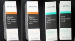 YOUTH 30ml 美容液 オレンジ&青緑 ヒアルロン酸 4個 -ン9