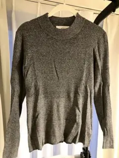 AZUL グレー ニット Mサイズ ハイネック レイヤード