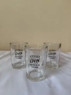 STUSSY livin general store グラス　3点セット