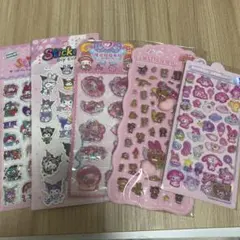 サンリオ　ウォーター　ぷにぷに　シール