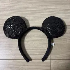 ミッキーマウス風スパンコールカチューシャ