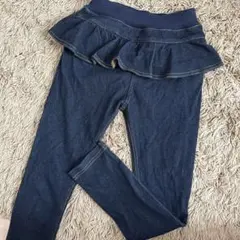 さ*ま様 petit main フリル付きデニムレギンス 120