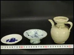 深川製磁 ミニ花瓶3点 竜鳳凰錦手黄地 - メルカリ
