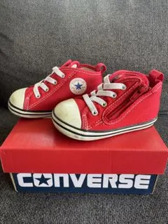 【美品】コンバース　オールスター　ベビー　レッド　13.5cm