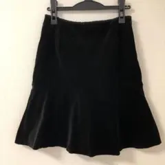 オフオン　黒　フレアスカート M
