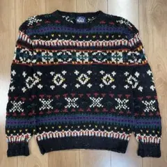 90s WOOL RICH ウール リッチ ウールニット セーター 古のサムネイル