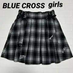 BLUE CROSS girls スカパン 160cm チェック柄 リボン付き