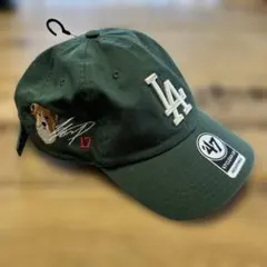 デコピン刺繍入り Dodgers 野球帽 6 7/8 青色 - メルカリ