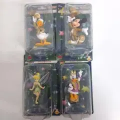 ディズニークリスマスオーナメント 4体セット　ハッピーくじ2021