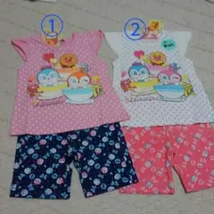 アンパンマン　パジャマ　90　女の子　セットアップ