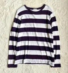 は*ふ様 00s Y2K archive grunge フェード　ボーダーロンT