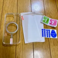 iPhone 14 Pro ケース クリア フィルム 2枚 MagSafe対応