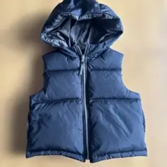 COMME CA DUMODE リバーシブル！ダウンベスト ブラック／カーキ