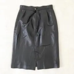 美品✨ロエベ　羊皮スカート ロエベ羊革スカート - メルカリ