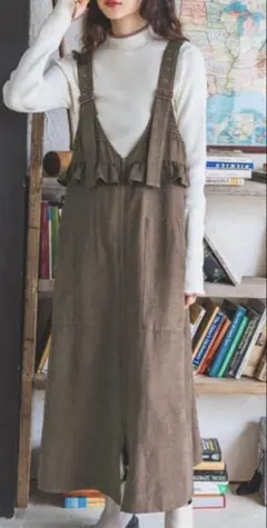 niko and 2way フリルジャンパースカート