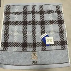 DAKSダックス ベア刺繍 タオルハンカチ 미사용