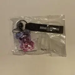 ベアモチーフ ストラップ付きキーホルダー