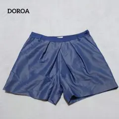 G5-3885　ショートパンツ　サラッと生地　サイドファスナー　38【ドロア】