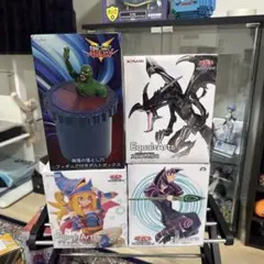 ブラックマジシャン&ガール、レッドアイズブラックドラゴン、奈落の落とし穴セット