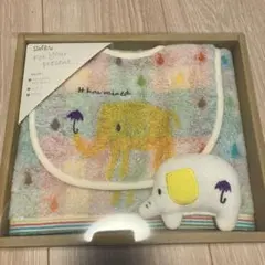 動物柄 スタイ　ガラガラ　タオル　セット